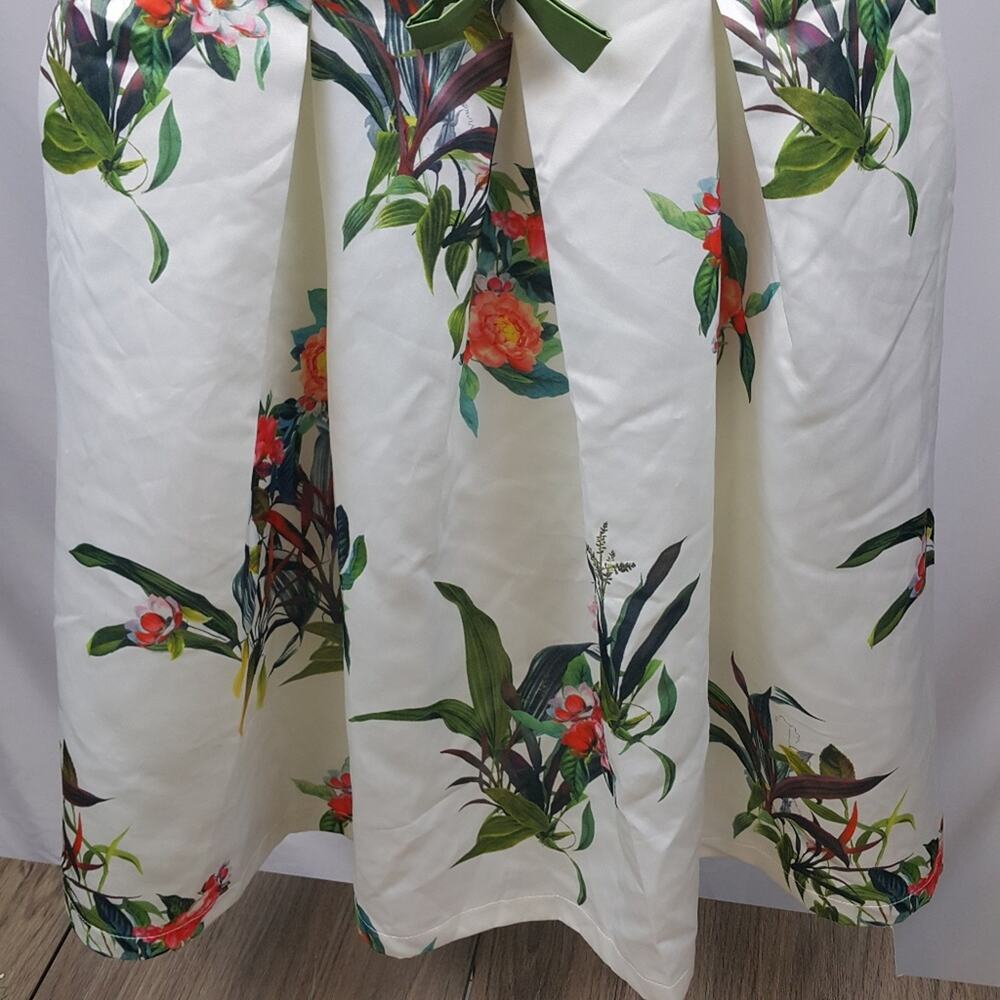 Jeuvre White‎ Floral Dress sz XL/14/42 - Picture 4 of 6